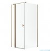 Radaway Nes Kdj II Brushed Copper kabina 90x90cm lewa szczotkowana miedź 10032090-93-01L/10039090-01-01